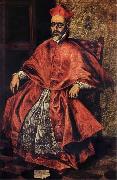 El Greco Portrait of Cardinal Don Fernando Nino de Guevara oil on canvas